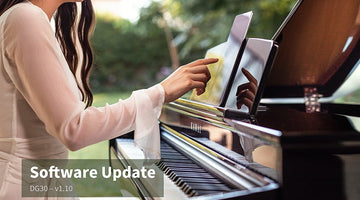 DG30 digital grand piano software update v1.10 released