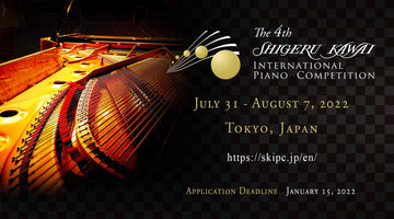 4th Shigeru Kawai International Piano Competition Now Open for Applications