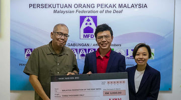 Kawai Malaysia Contributes RM3,000 to Malaysian Federation of the Deaf as Part of the Kawai Beethoven Challenge