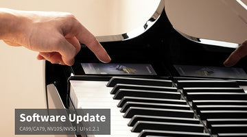 CA99/CA79 Digital Piano, NV10S/NV5S Hybrid Piano software update (LCD touchpanel v1.2.1) released