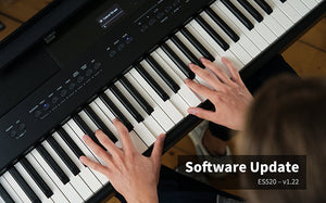 ES520 portable digital piano software update v1.22 released