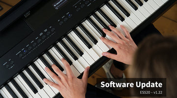 ES520 portable digital piano software update v1.22 released