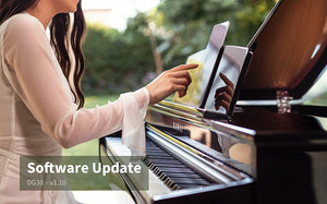 DG30 digital grand piano software update v1.10 released