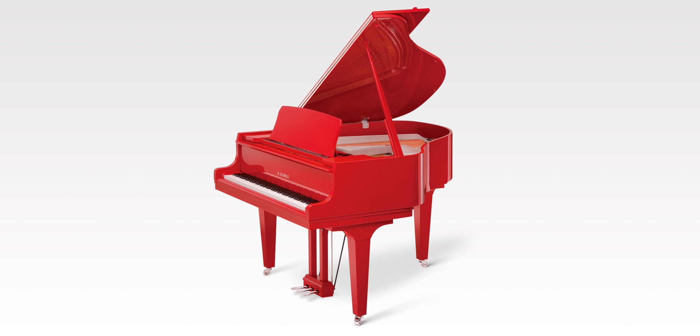 Kawai GL-10 Baby Grand Piano - Ferrari Red