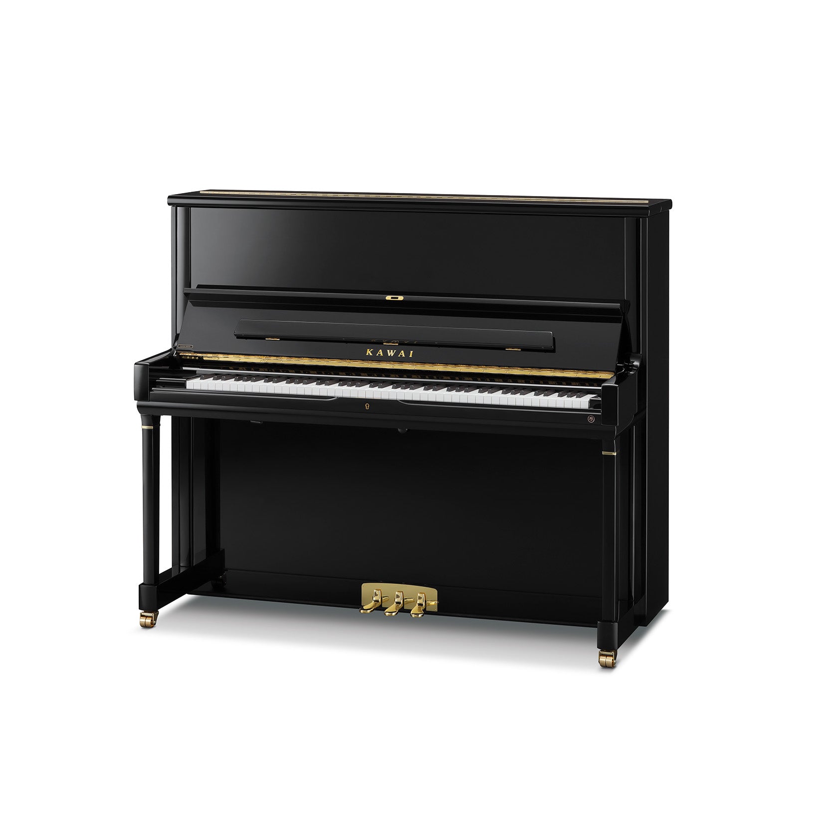Kawai Master Series MS130 Upright Piano - Black Polish
