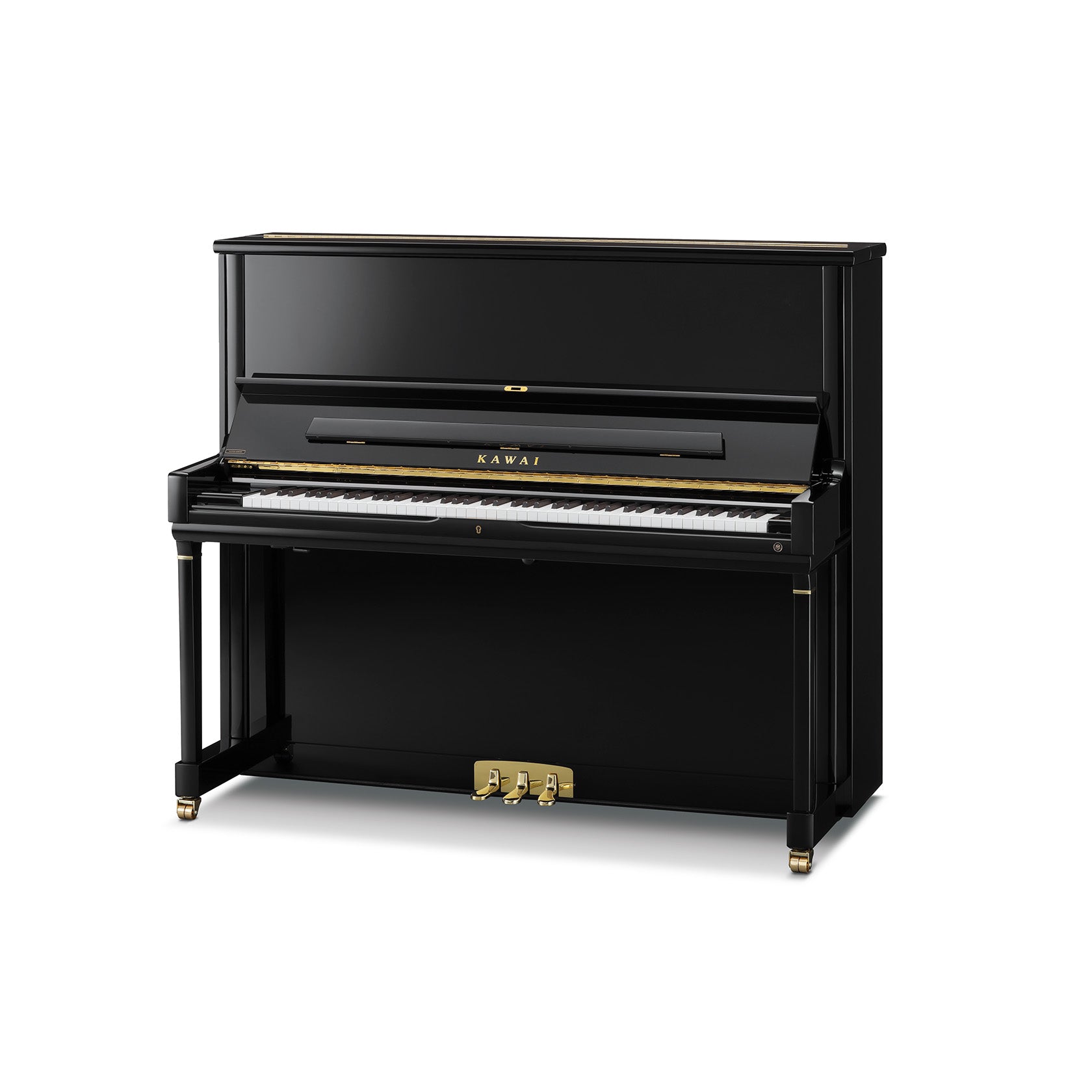 Kawai Master Series MS134 Upright Piano - Black Polish