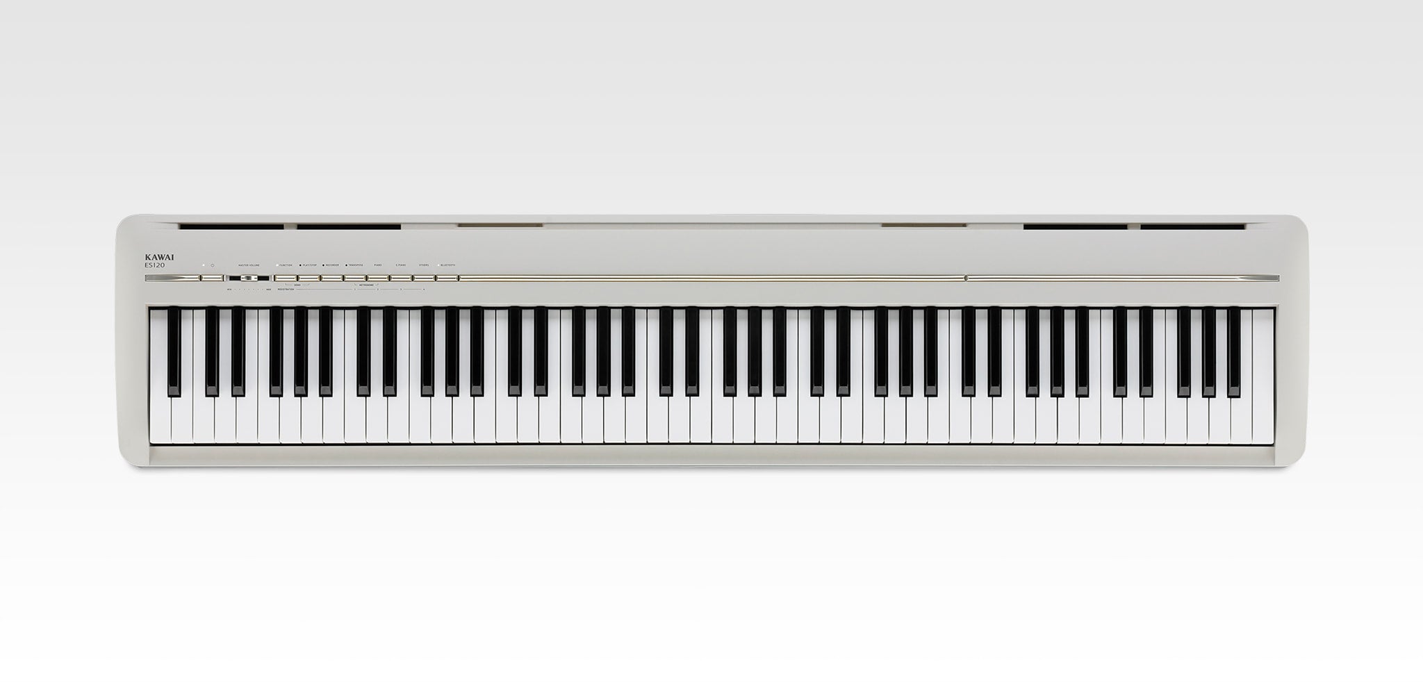 KAWAI ES-120 ホワイトデジタルピアノ KAWAI ES120W ホワイト 電子ピアノ 88鍵盤 専用スタンド・高低自在イス
